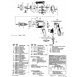 G-7123 Type 1 Deckworks Drill/drv.