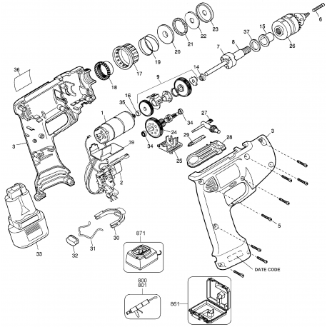 B2665 Type 1 12v Cdls Versa Tool