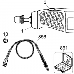 RT560KF Type 3 Corded Rotary Tool 1 Unid.