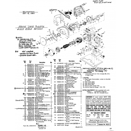 3035 Type all 8 1/4 Builders Sawcat