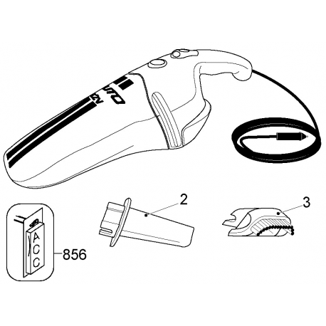 AV1500 Type 1 12v Car Vac