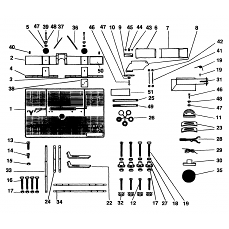 D2655 Type 1 Power Tool Table