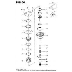 PN100K Type 0 Palm Nailer Kit 4 Unid.