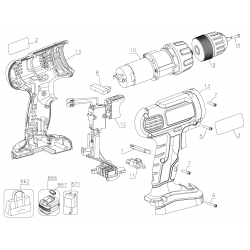 GC121C Type 1 12v Drill/driver