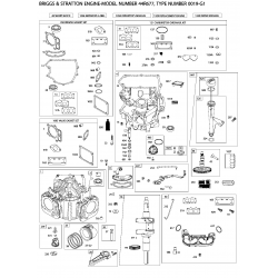 44R677 Type 0019-G1 B&s Engine 1 Unidades