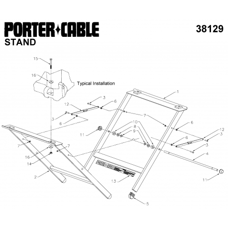 38129 Type 1 Stand For 3812