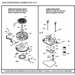 SV591-3217 Type 0 Kohler Engine