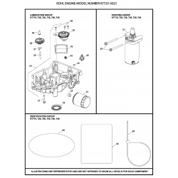 KT725-3023 Type 0 Kohler Engine