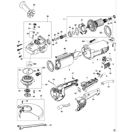 D28413 Type 2 Angle Grinder