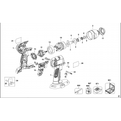 Dc827c2 Type 10 Atornillador De Impacto