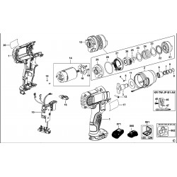 DCF815 Type 1 ATORNILLADOR DE IMPACTO