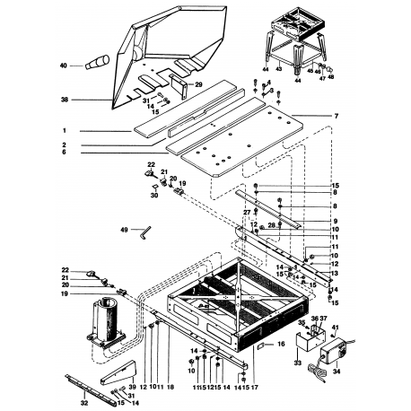 DW1501----C Type 1 RADIAL ARM SAW