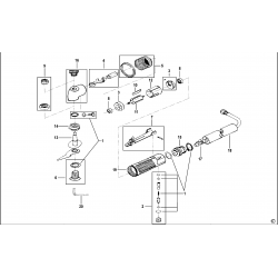 CAD.P300F Tipo 1 Cuchillo De Parabrisas Neumática