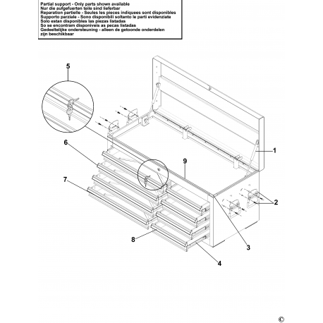E010245B Type 1 Drawer Cabinet