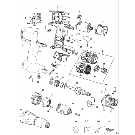 Dw981 Type 10 Taladrad. Sin Cable