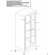 JLS2-A1000PVBS Type 1 Shelving Cabinet