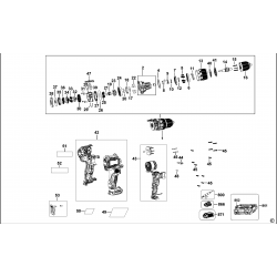 DCD706D2 TYP2 Type 2 Cordless Drill