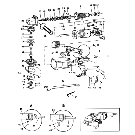 P5932 Type 1 ANGLE GRINDER