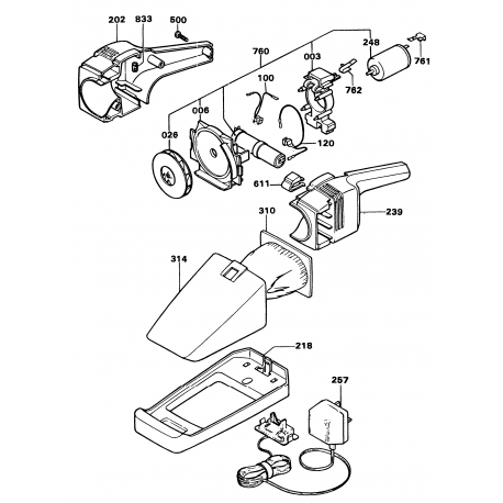 H180 Type 1 Kitchen Vac