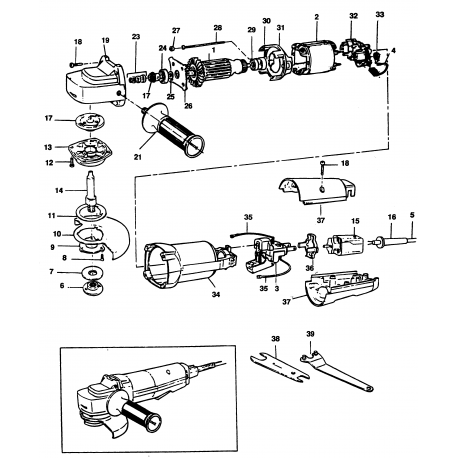 P5417 Type 1 Sander/grinder