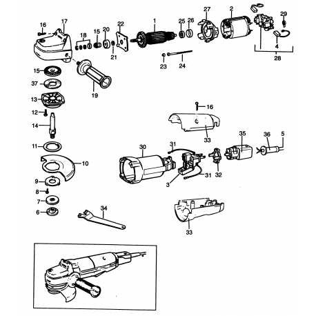 P5516 Type 2 Angle Grinder