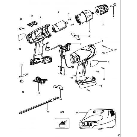 Sx4000 Type 2 C'less Drill/driver