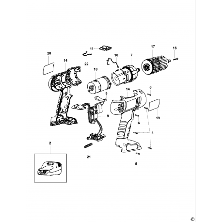 Sx4001 Type 1 C'less Drill/driver