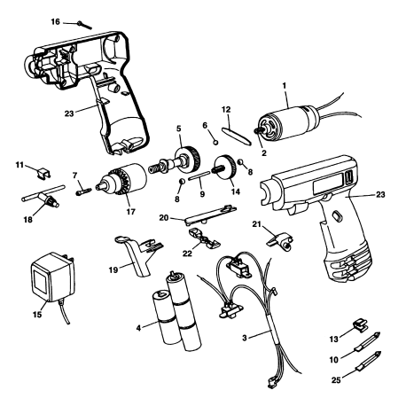 KC9049 Type 1 CORDLESS DRILL