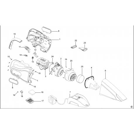 Z-wd7215 Type 1 Wet N'dry Vac