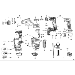 DCH323 Type 1 Rotary Hammer Drill