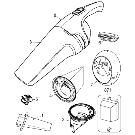 NV3600 Type 1 Dustbuster