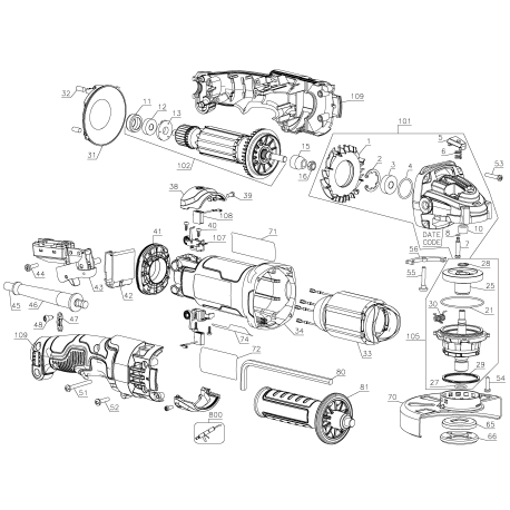 DWE43113 Type 1 4.5-6in 13a Trig Swi