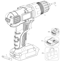 LDX120C Type 1 20v Drill/driver 1 Unid.