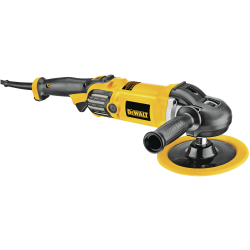 DWP849X VARIABLE SPEED POLISHER WITH SOFT START, 1250w, 150-180mm, 0-600/3500rpm, M14, 3,0Kg
